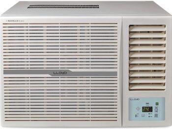 Lloyd 1.0 Ton 3 Star Fixed Speed Window AC (Copper, White with Silver Deco Strip, GLW12C3XWSEW)