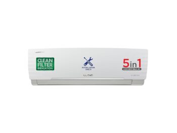 Lloyd 1.0 Ton 3 Star Inverter Split AC (5 in 1 Convertible, Copper, Anti-Viral + PM 2.5 Filter, White with Chrome Deco Strip, GLS12I3FWAEV/WAEA)