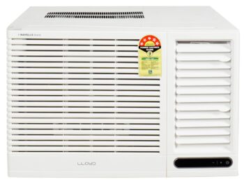 Lloyd 1.5 Ton 5 Star Fixed Speed Window AC (Copper, White with Silver Deco Strip, GLW18C5XWSEA)