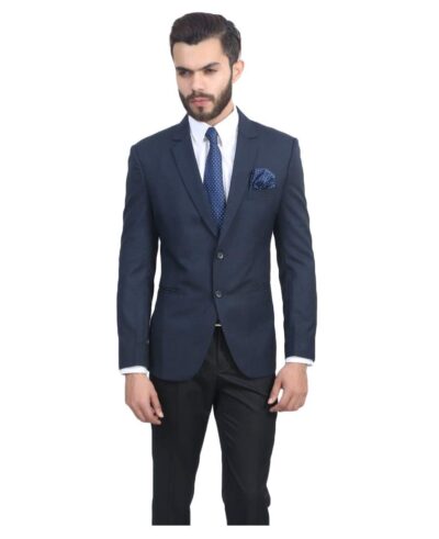MANQ Men's Slim Fit Single Breasted Blazer