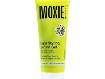 Moxie Beauty Flexi Styling Serum Gel - Medium Hold & 94% Users Reported Frizz Reduction | Non-Crunchy, Non-Sticky | For Frizzy, Dry, Wavy, Curly Hair | Sulphate, Paraben & Silicone Free | 120 m