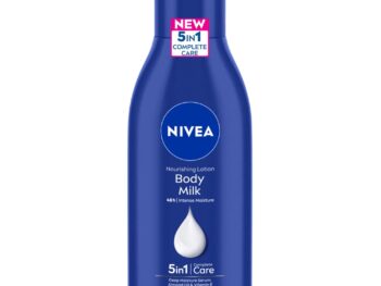 NIVEA Nourishing Body Milk 120ml Body Lotion with Deep Moisture Serum | 48 H Moisturization | With 2X Almond Oil | Smooth and Healthy Looking Skin |For Very Dry Skin