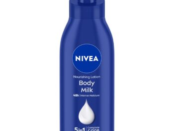 NIVEA Nourishing Body Milk 400ml Body Lotion | 48 H Moisturization | With 2X Almond Oil | Smooth and Healthy Looking Skin |For Very Dry Skin