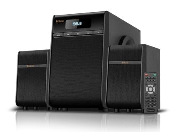 OBAGE Essential -5 2.1 Home Theatre System 80 Watt with HDMI ARC, Digital Bass Treble Control,Bluetooth 5.3v, USB,FM and AUX