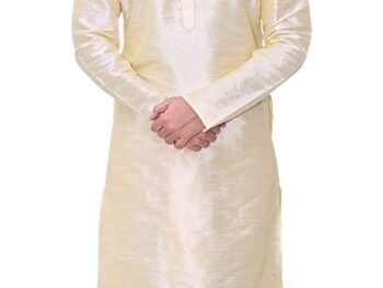 Om Shubh Mangalam Men's Dupion Silk Fancy Dhoti Kurta Set