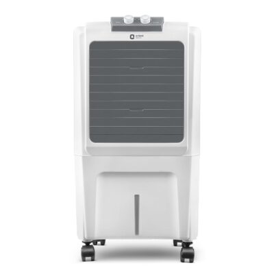 Orient Electric Durachill 40 L Portable Air Cooler For Home | Densenest Honeycomb Pads |17% More Air Delivery | Fully Collapsible Louvers |Inverter Compatible | Air Cooler For Room | White & Grey