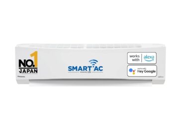 Panasonic 1.5 Ton 5 Star Wi-Fi Inverter Smart Split AC (India's 1st Matter Enabled RAC, Copper Condenser, 7in1 Convertible, True AI, 4 Way Swing, PM 0.1 Filter, CS/CU-NU18ZKY5W, White)