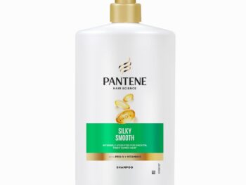 Pantene Advanced Hairfall Solution, Silky Smooth Care Shampoo, Pack of 1, 1000ML, Green