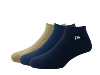Peter England Men Ankle Length Cotton Socks Pack of 3