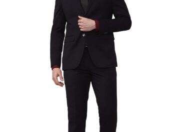 Peter England Men's Nylon Two Piece Suit-Dress Set