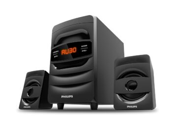 Philips Audio MMS2625B 2.1 Channel, Bluetooth connectivity, Wired Multimedia Computer Speaker - Black