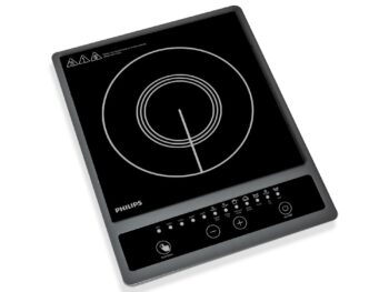 Philips HD4934/00 1300W Induction Cooktop with Triple MOV for 4kW surge protection with soft touch control | 7 Preset Menus | 3 Years warranty on Coil