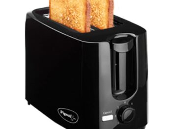 Pigeon 2 Slice Auto Pop up Toaster. A Smart Bread Toaster for Your Home (750 Watt) (Black)