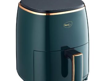 Pigeon Healthifry Digital Air Fryer, 360° High Speed Air Circulation Technology 1200 W with Non-Stick 4.2 L Basket - Green