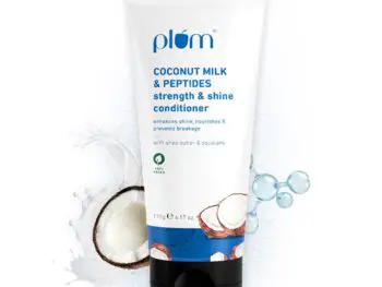 Plum Coconut Milk & Peptides Conditioner for Dull & Rough Hair I Provides Soft, Smooth & Silky Hair I Strengthen & Hydrate Strand | Hair Conditioner for Women & Men I 175g