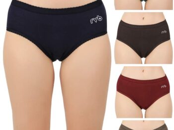 RVB Fashions Women's Cotton Hipster Panty (Pack of 5)