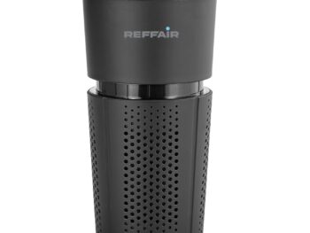 Reffair AX30 [MAX] Air Purifier for Car & Home | 3rd Gen - Type-C Cable | Plasma Ions Function | H13 True HEPA Filter | Aromatherapy (Black)