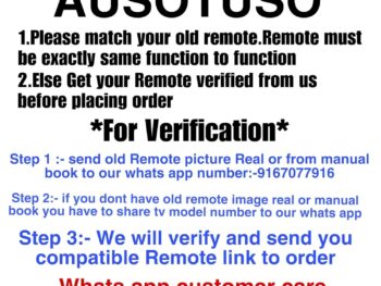 Remote Control Compatible for Remote Compatible with Sony LED Smart TV 4k Without Voice Command with Netflix & P-Video hot Keys