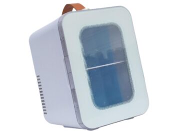 SECRET DESIRE Mini Portable Personal Fridge Compact Refrigerator for Cosmetics Dorm Office