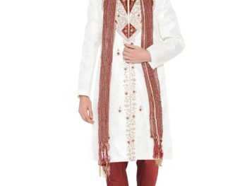 SG LEMAN Ethnic Wear Sherwani For Men