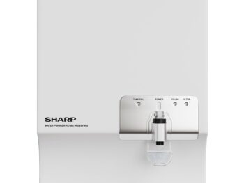 SHARP RO + UV Water Purifier I 7-Stage Purification I CeroSilver Technology I In-Tank UV LED I Suitable for all water sources I WJ-RR065V-WS, White Silver