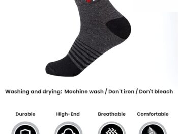 SJeware 5 Pairs Stripped Ankle Length Socks for Men & Women, Multicolor, Pack of 5, Free Size