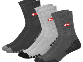 SWAGR Sports Crew Socks for Men Premimum Cotton Athletic Socks, Pack of 3, Free Size