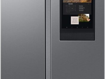 Samsung 635L Convertible 5 In 1 Digital Inverter Side by Side Refrigerator, (‎RS7FCG8113SLHL, EZ Clean Steel)