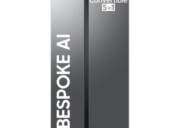 Samsung 653 L, 3 Star, Frost Free, Double Door, Convertible 5-in-1 Digital Inverter, Side By Side AI Enabled Smart Refrigerator with WiFi (RS76CG8003S9HL, Silver, Refined Inox)