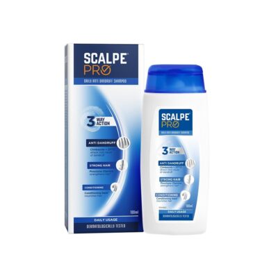 Scalpe Pro Daily Anti-Dandruff Shampoo | Removes Dandruff From Source | Helps With Itching, Irritation & Redness Accompanying Dandruff | Climbazole & Zpto Formulation | For Women & Men | 100Ml