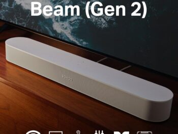 Sonos Beam 2 Wireless Soundbar (White)