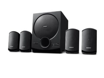 Sony New SA-D40M2 4.1ch Home Theatre Speaker with 100W Power Output and Powerful Subwoofer - Black