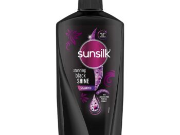 Sunsilk Stunning Black Shine Shampoo, With Amla+Oil, Pearl Protein & Vitamin E For Long Lasting Shine, 650 ml