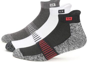Supersox Ankle Socks for Men & Women (Unisex) Made With Durable, Breathable Cotton, Anti Odour & Anti Bacterial - Pack of 3, Free Size