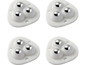 TCCO Appliance Wheels for Kitchen Appliances, 4 Pack Appliance Slider for Kitchen Countertop, Self Adhesive Mini Caster Wheels, 360 Degree Swivel Wheels for Moving Coffee Maker, Cooker, Air Fryer