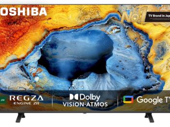 TOSHIBA 108 cm (43 inches) C350NP Series 4K Ultra HD Smart LED Google TV 43C350NP (Black)