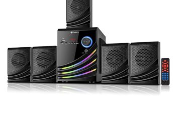 TRONICA Firefly 40W 5.1 Bluetooth Home Theater System with FM/PenDrive/Sd Card/Mobile/Aux Support & Remote (5.1 Speaker Set) Black