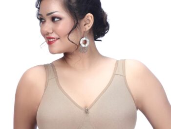 TRYLO Riza Comfortfit Non-Padded Non-Wired Molded Full Coverage Bra Available Colour in Black/Coral/Megenta/Nude/Rasberry/Ruby/Skin/Teel/White Size in 32 to 42 Cups in B/C/D/E/F