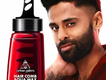 UrbanGabru Aqua Hair Wax | Hair Wax For Men Strong Hold High Shine 260 Ml | 2-In-1 Men Hair Styling Wax | Wet Look