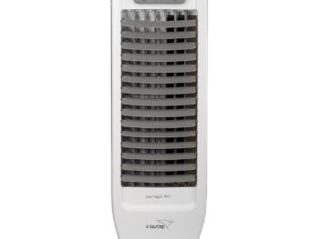 V-Guard Veemagik Neo 17 (43.5cm) Tower Fan | 1300 RPM, 2401 CFM Air Flow | Grey White