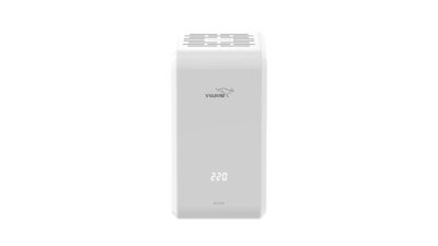 V-Guard iMagno 410 NX AC Stabilizer for 1.5 ton Inverter AC | Digital Display | Intelligent Time Delay System | 2 Year Warranty by V-Guard | Glacier White (Working Range 170-270 VAC)