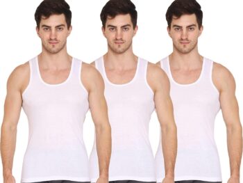 VIP Supreme Men's Cotton Regular Fit Vest (Pack Of 3)