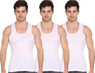 VIP Supreme Men's Cotton Regular Fit Vest (Pack Of 3)