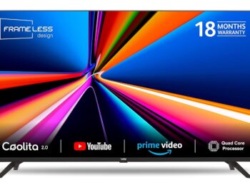 VW 80 cm (32 inches) Linux Series Frameless HD Ready Smart LED TV VW32C2 (Black) | with 18 Months Warranty