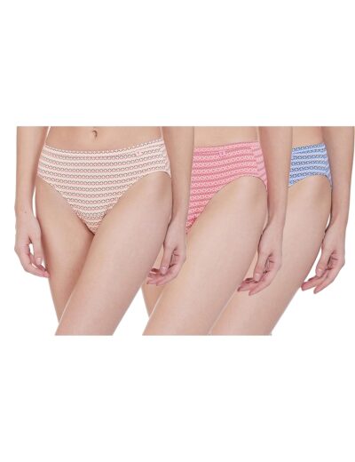 Van Heusen Women Anti Bacterial Bikini Panty - No Marks Waistband, Moisture Wicking, Moderate Coverage