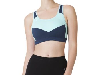 Van Heusen Women Proactive Wireless Padded Racerback Sports Bra - Anti Bacterial, Full Coverage, Medium Impact |Material: Cotton