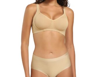 Van Heusen Women Side Support Panel Bra - Pack of 1 - No Spill Comfort, Wireless, Non Padded |Material: Breathable Cotton Elastane