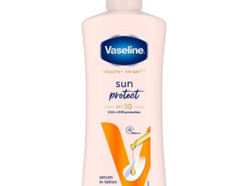 Vaseline Sun Protect SPF 30 Body Lotion, Reduces Tan Lines in 7 Days, UVA + UVB PA+++ Sun Protection, 400ml