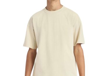 Veirdo® 100% Pure Cotton Oversized Loose Fit Round Neck Solid Core Half Sleeve T-Shirt for Boys (Color: Black, Maroon, Lilac, Orange, Royal Blue & Swan White)