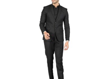 WINTAGE Men's Polyester Cotton Three Piece Suit